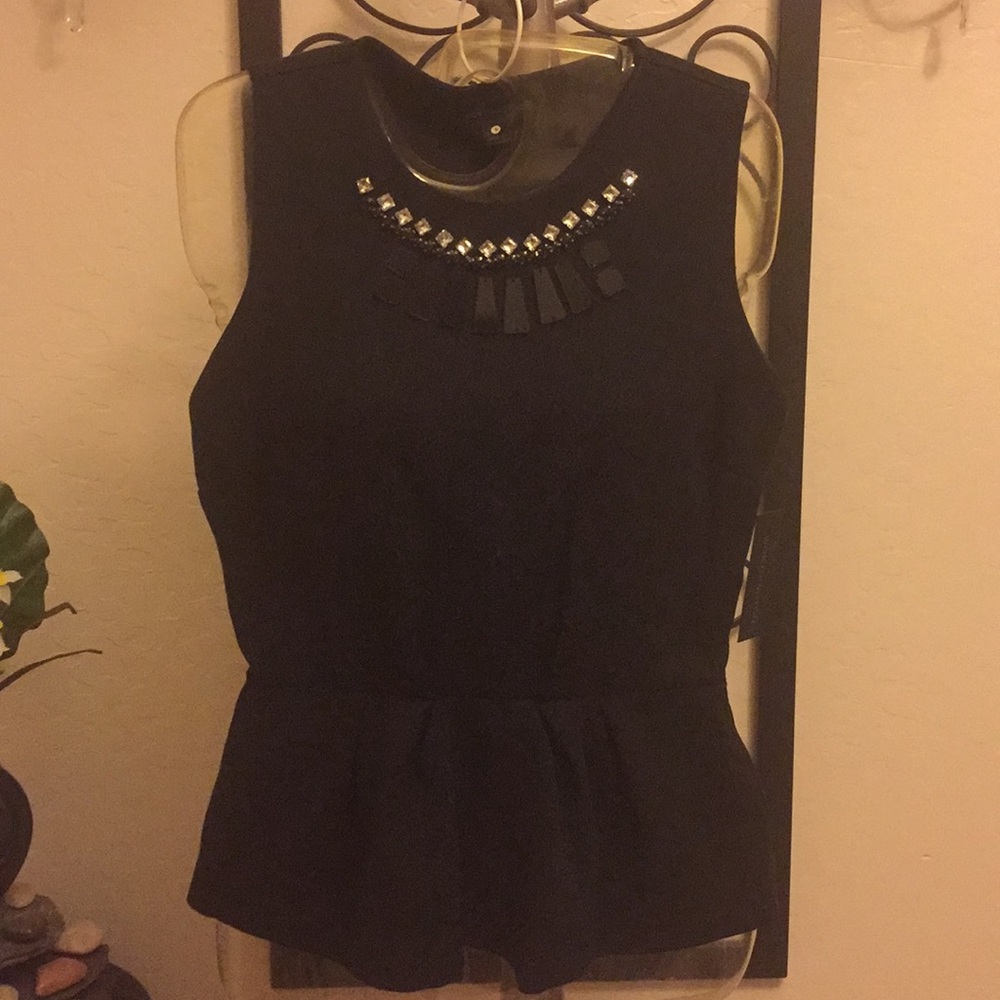 NWT Black Worthington Top